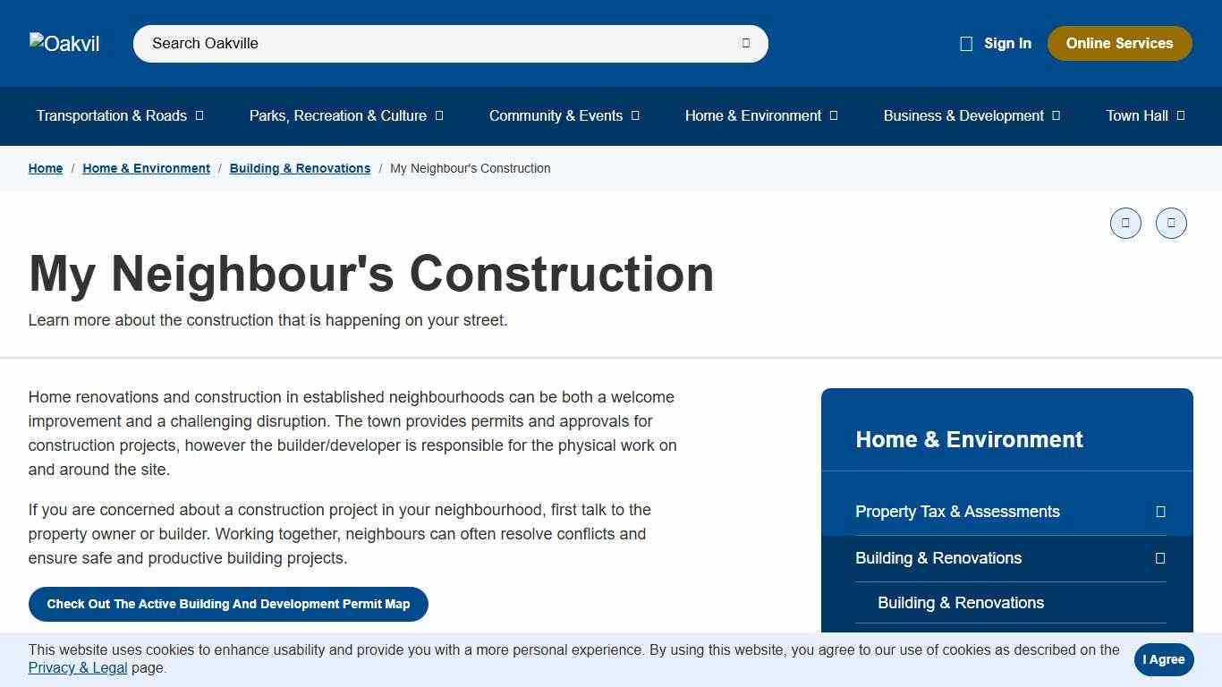 My Neighbour's Construction